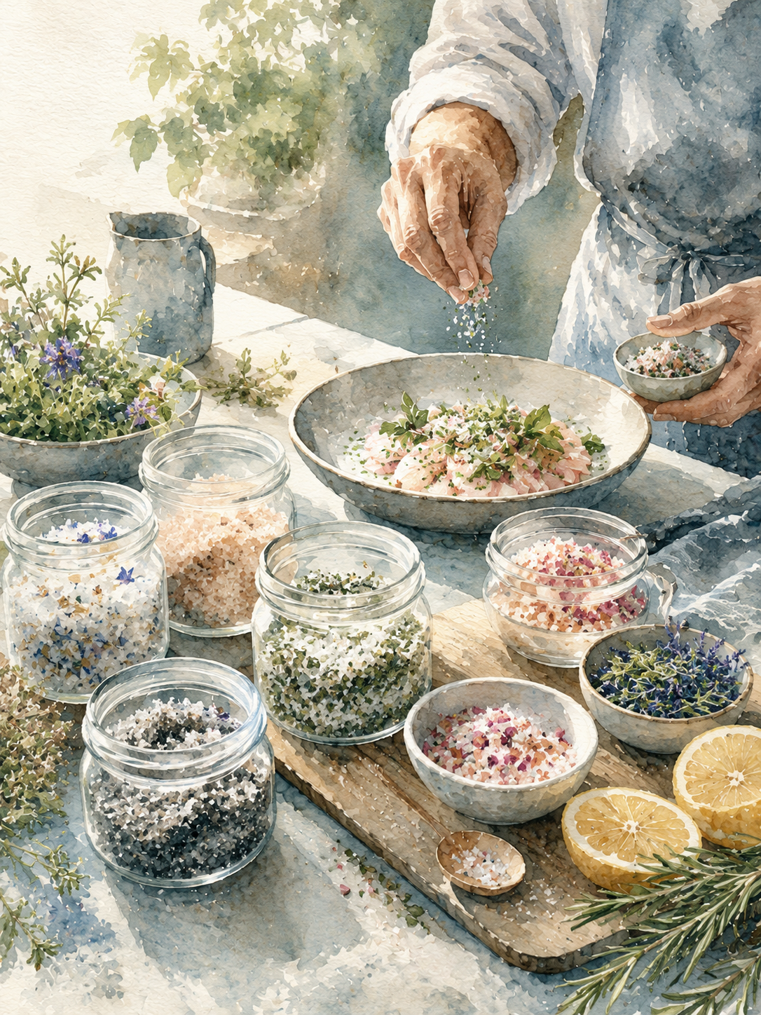 Edle Salzkristalle mit natürlichen Aromen – hochwertiges Garniersalz von Vesalt Hamburg