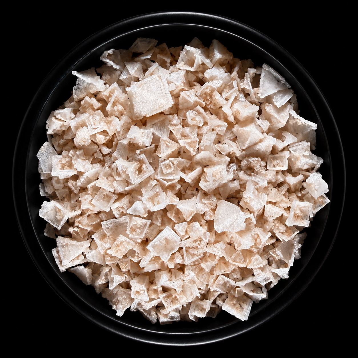 Vesalt Selection Pinke Salzpyramiden – grobe Pyramidenkristalle aus Kristallsalz, natürlich rosa